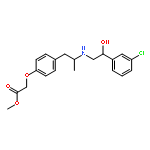 methyl [4-(2-{[(2R)-2-(3-chlorophenyl)-2-hydroxyethyl]amino}propyl)phenoxy]acetate