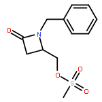 2-Azetidinone, 4-[[(methylsulfonyl)oxy]methyl]-1-(phenylmethyl)-