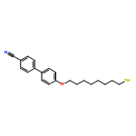 [1,1'-Biphenyl]-4-carbonitrile, 4'-[(8-mercaptooctyl)oxy]-