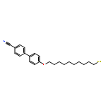 [1,1'-BIPHENYL]-4-CARBONITRILE, 4'-[(10-MERCAPTODECYL)OXY]-