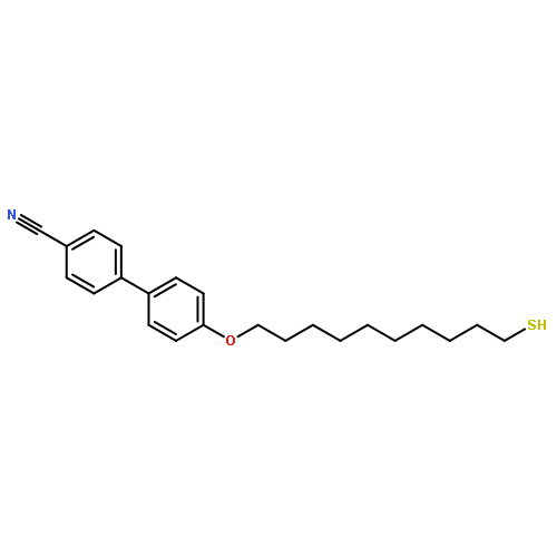 [1,1'-BIPHENYL]-4-CARBONITRILE, 4'-[(10-MERCAPTODECYL)OXY]-