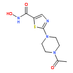 5-Thiazolecarboxamide, 2-(4-acetyl-1-piperazinyl)-N-hydroxy-