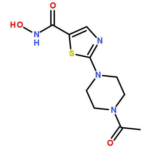 5-Thiazolecarboxamide, 2-(4-acetyl-1-piperazinyl)-N-hydroxy-