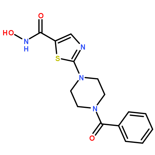 5-Thiazolecarboxamide, 2-(4-benzoyl-1-piperazinyl)-N-hydroxy-