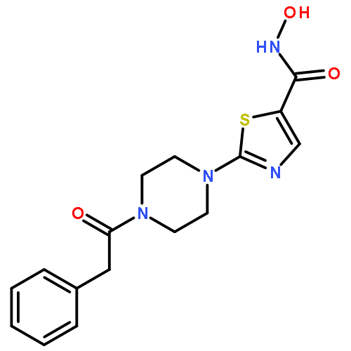 5-Thiazolecarboxamide, N-hydroxy-2-[4-(phenylacetyl)-1-piperazinyl]-