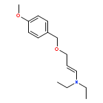 1-Propen-1-amine, N,N-diethyl-3-[(4-methoxyphenyl)methoxy]-