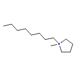 Pyrrolidinium, 1-methyl-1-octyl-