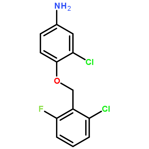 Benzenamine, 3-chloro-4-[(2-chloro-6-fluorophenyl)methoxy]-