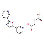 Pyridine, 3,3'-(1,3,4-oxadiazole-2,5-diyl)bis-, (2E)-2-butenedioate (1:1)