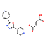 Pyridine, 4,4'-(1,3,4-oxadiazole-2,5-diyl)bis-, (2E)-2-butenedioate (1:1)