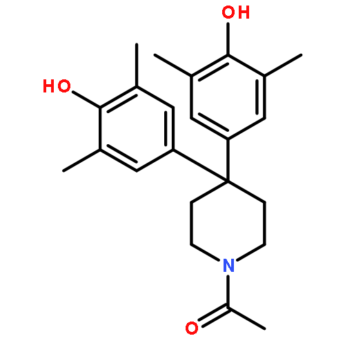 Piperidine, 1-acetyl-4,4-bis(4-hydroxy-3,5-dimethylphenyl)-