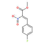 2-Propenoic acid, 3-(4-fluorophenyl)-2-nitro-, methyl ester, (2Z)-