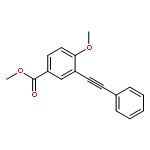 BENZOIC ACID, 4-METHOXY-3-(PHENYLETHYNYL)-, METHYL ESTER