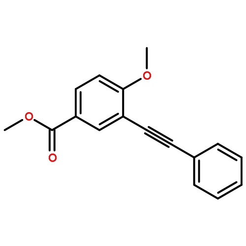 BENZOIC ACID, 4-METHOXY-3-(PHENYLETHYNYL)-, METHYL ESTER