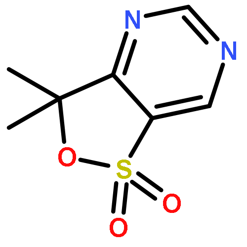 3H-[1,2]Oxathiolo[4,3-d]pyrimidine, 3,3-dimethyl-, 1,1-dioxide