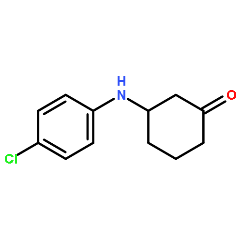 Cyclohexanone, 3-[(4-chlorophenyl)amino]-