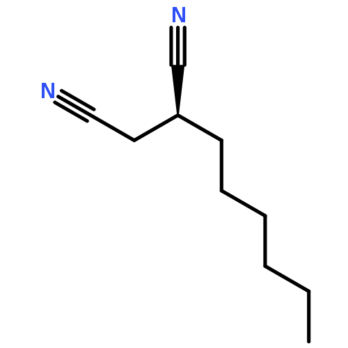 BUTANEDINITRILE, 2-HEXYL-, (2S)-