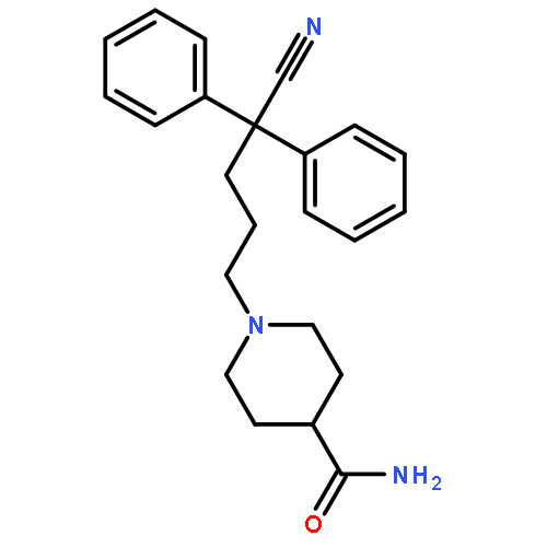 4-PIPERIDINECARBOXAMIDE, 1-(4-CYANO-4,4-DIPHENYLBUTYL)-