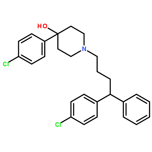 4-Piperidinol, 4-(4-chlorophenyl)-1-[4-(4-chlorophenyl)-4-phenylbutyl]-