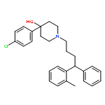 4-Piperidinol, 4-(4-chlorophenyl)-1-[4-(2-methylphenyl)-4-phenylbutyl]-