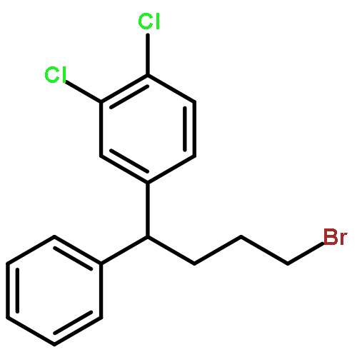 Benzene, 4-(4-bromo-1-phenylbutyl)-1,2-dichloro-