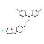 4-PIPERIDINOL, 1-[4,4-BIS(4-CHLOROPHENYL)BUTYL]-4-(4-CHLOROPHENYL)-