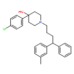 4-Piperidinol, 4-(4-chlorophenyl)-1-[4-(3-methylphenyl)-4-phenylbutyl]-