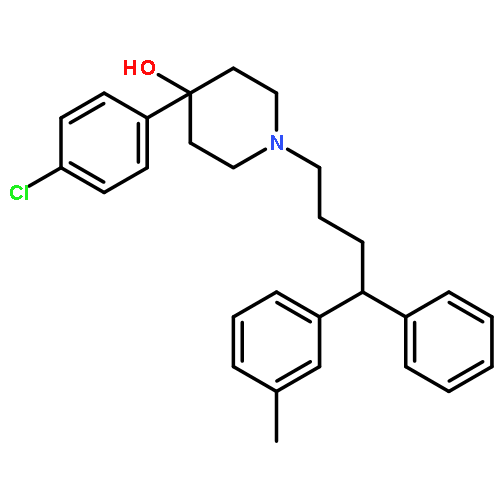 4-Piperidinol, 4-(4-chlorophenyl)-1-[4-(3-methylphenyl)-4-phenylbutyl]-