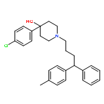 4-PIPERIDINOL, 4-(4-CHLOROPHENYL)-1-[4-(4-METHYLPHENYL)-4-PHENYLBUTYL]-