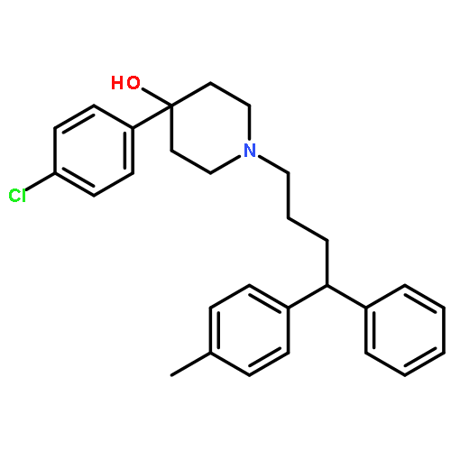 4-PIPERIDINOL, 4-(4-CHLOROPHENYL)-1-[4-(4-METHYLPHENYL)-4-PHENYLBUTYL]-