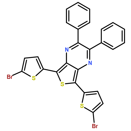 Thieno[3,4-b]pyrazine, 5,7-bis(5-bromo-2-thienyl)-2,3-diphenyl-