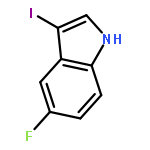 1H-Indole, 5-fluoro-3-iodo-