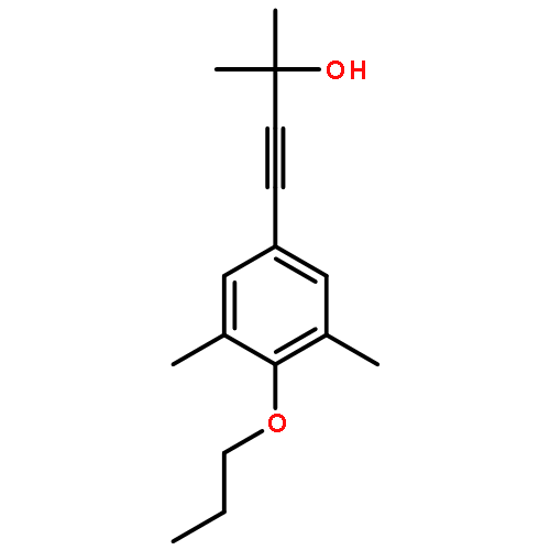 3-BUTYN-2-OL, 4-(3,5-DIMETHYL-4-PROPOXYPHENYL)-2-METHYL-