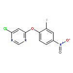 4-chloro-6-(2-fluoro-4-nitrophenoxy)pyrimidine