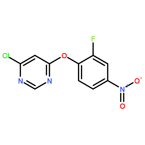 4-chloro-6-(2-fluoro-4-nitrophenoxy)pyrimidine