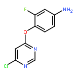 Benzenamine, 4-[(6-chloro-4-pyrimidinyl)oxy]-3-fluoro-