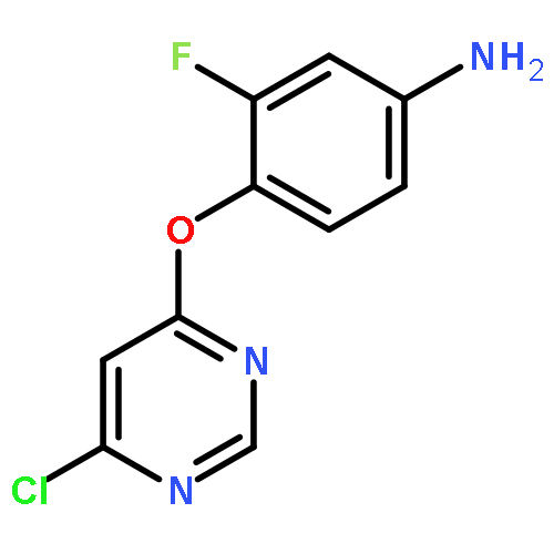 Benzenamine, 4-[(6-chloro-4-pyrimidinyl)oxy]-3-fluoro-