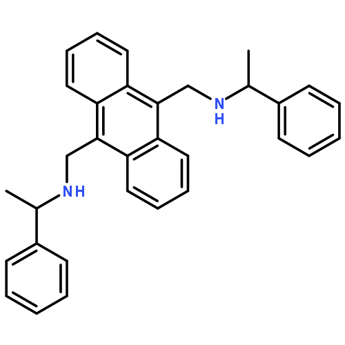 9,10-Anthracenedimethanamine, N,N'-bis(1-phenylethyl)-