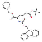 6-benzyl 1-(tert-butyl) (S)-5-((((9H-fluoren-9-yl)methoxy)carbonyl)amino)hex-2-enedioate