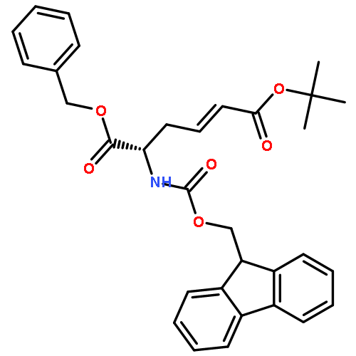 6-benzyl 1-(tert-butyl) (S)-5-((((9H-fluoren-9-yl)methoxy)carbonyl)amino)hex-2-enedioate