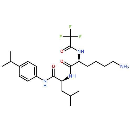 L-Leucinamide, N2-(trifluoroacetyl)-L-lysyl-N-[4-(1-methylethyl)phenyl]-