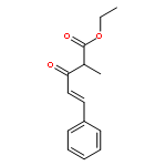 4-Pentenoic acid, 2-methyl-3-oxo-5-phenyl-, ethyl ester, (E)-