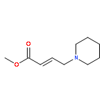 2-Butenoic acid, 4-(1-piperidinyl)-, methyl ester