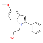 1H-INDOLE-1-ETHANOL, 5-METHOXY-2-PHENYL-