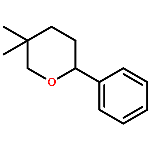 2H-Pyran, tetrahydro-5,5-dimethyl-2-phenyl-