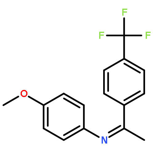 Benzenamine, 4-methoxy-N-[1-[4-(trifluoromethyl)phenyl]ethylidene]-