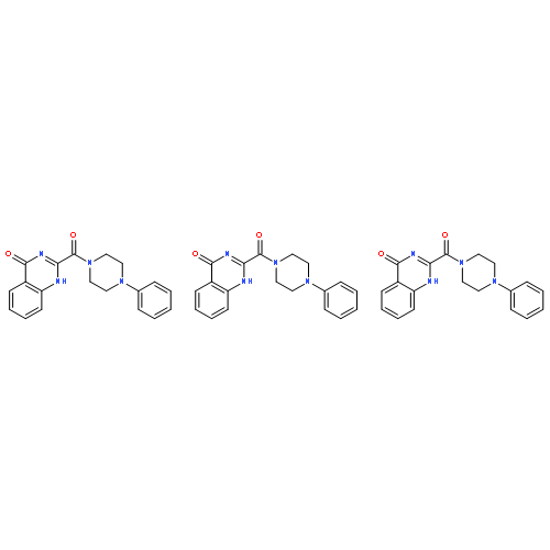 2-[(4-Phenyl-1-piperazinyl)carbonyl]-4(1H)-quinazolinone - 2-[(4- phenyl-1-piperazinyl)carbonyl]-4(3H)-quinazolinone (1:2)