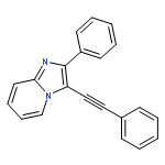 IMIDAZO[1,2-A]PYRIDINE, 2-PHENYL-3-(PHENYLETHYNYL)-