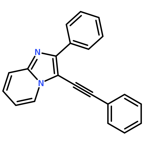 IMIDAZO[1,2-A]PYRIDINE, 2-PHENYL-3-(PHENYLETHYNYL)-