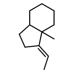 1H-Indene, 1-ethylideneoctahydro-7a-methyl-